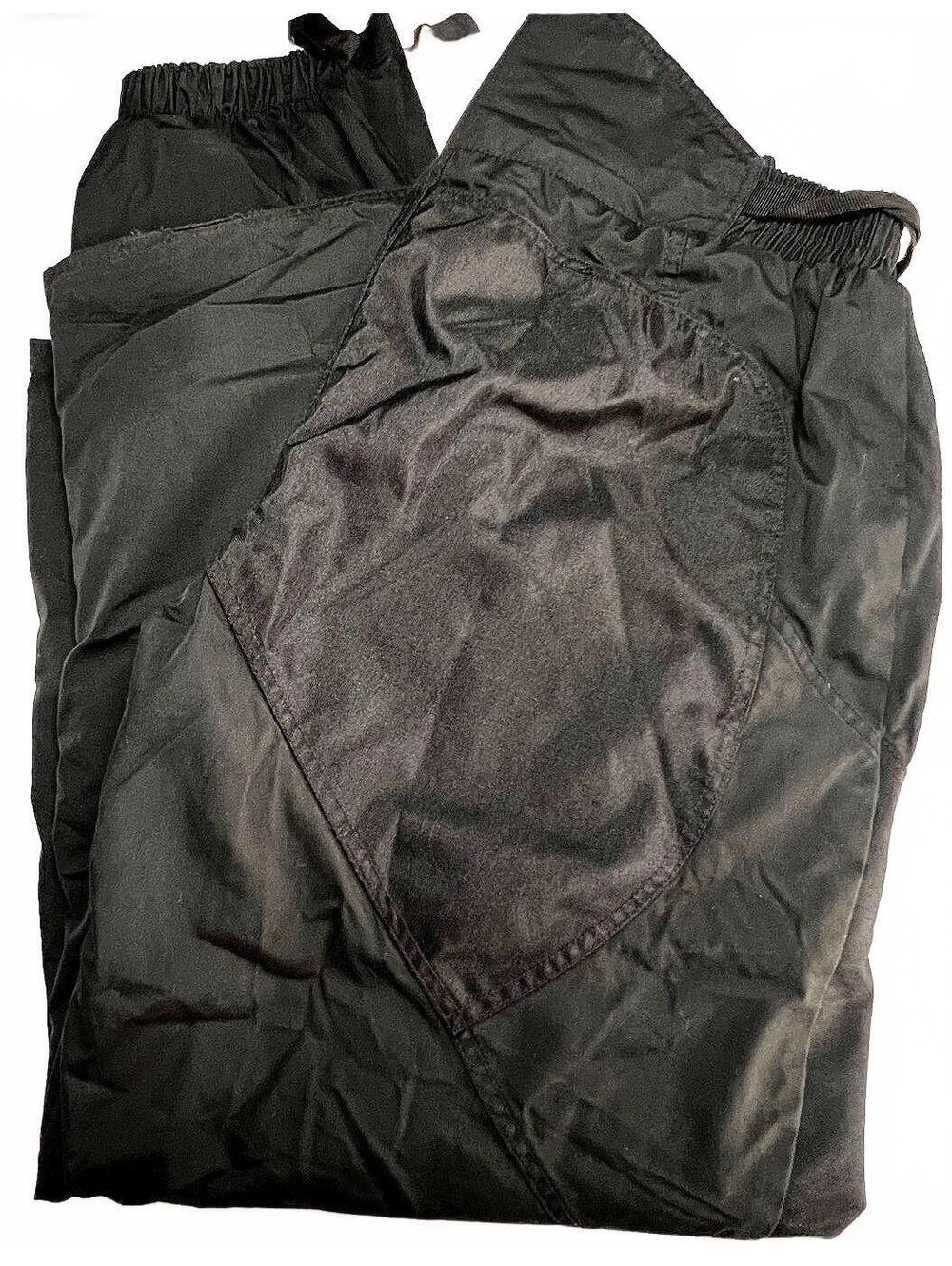 Vintage 90s Airwalk Black Baggy Snowboard Pants Y2K Skate Snow Men's Large - Picture 6 of 9